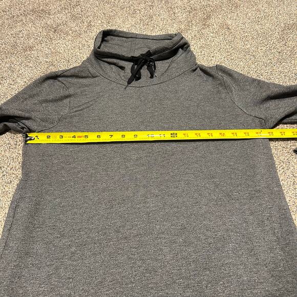 Cuddl Duds Women’s Charcoal Gray Ultra Cozy Long Sleeve Cowl Neck Tunic - Medium - Picture 6 of 8